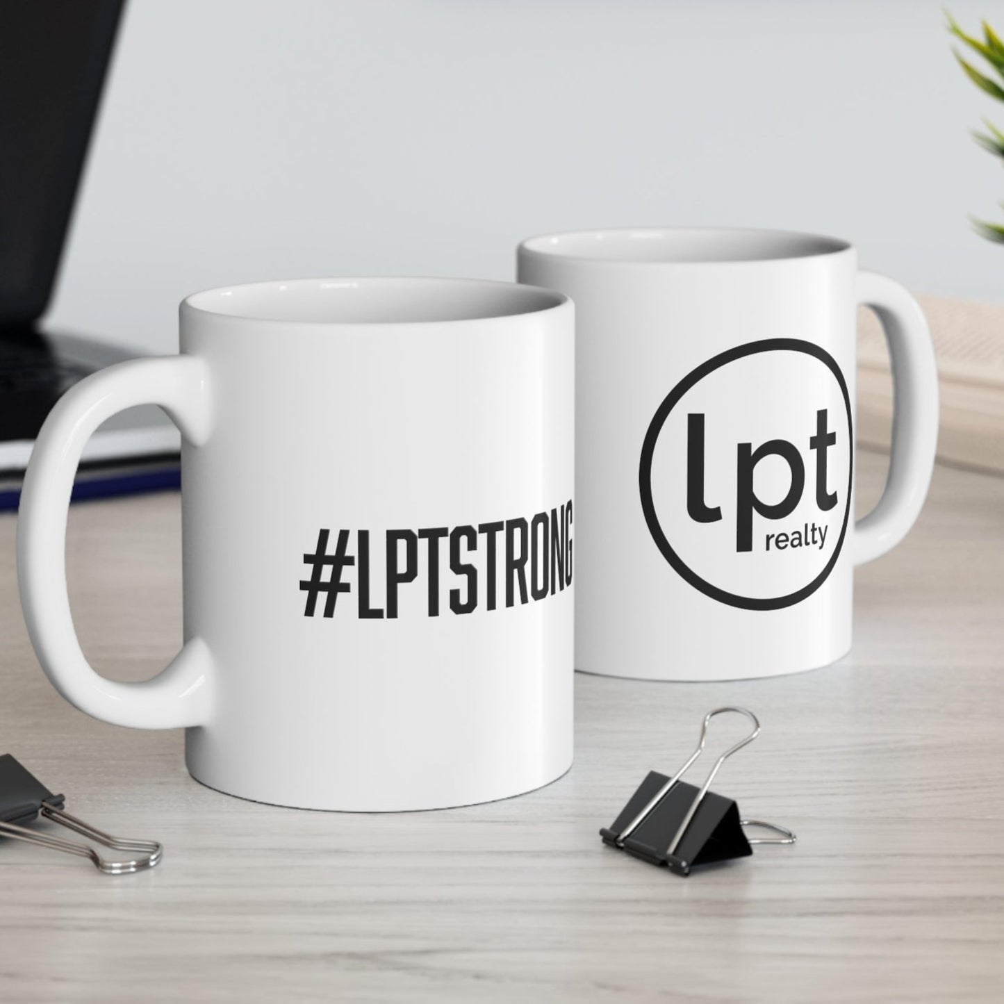 #LPTSTRONG with LPT Circle Logo Mug 11oz