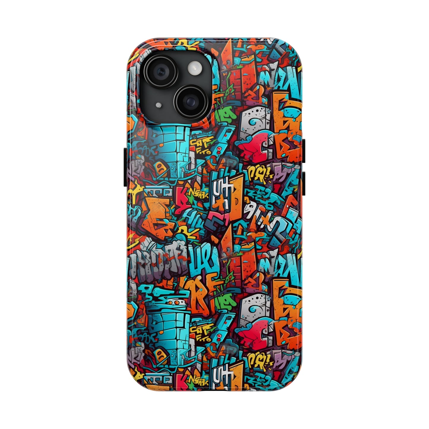 3D Street Grunge Art Graffiti Style Design Iphone Tough Phone Case