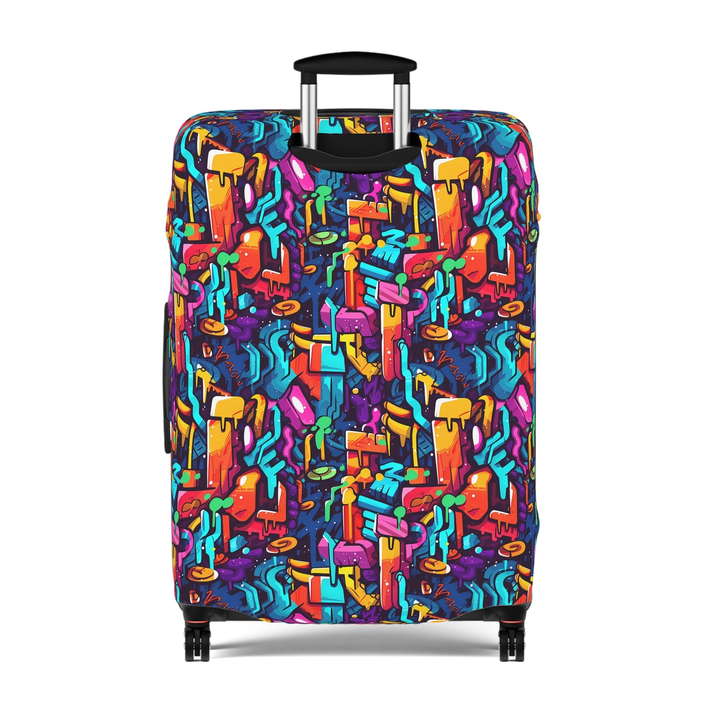 3D Abstract Colorful Street Graffiti Art Design  - Luggage Protector and Cover 3 Sizes