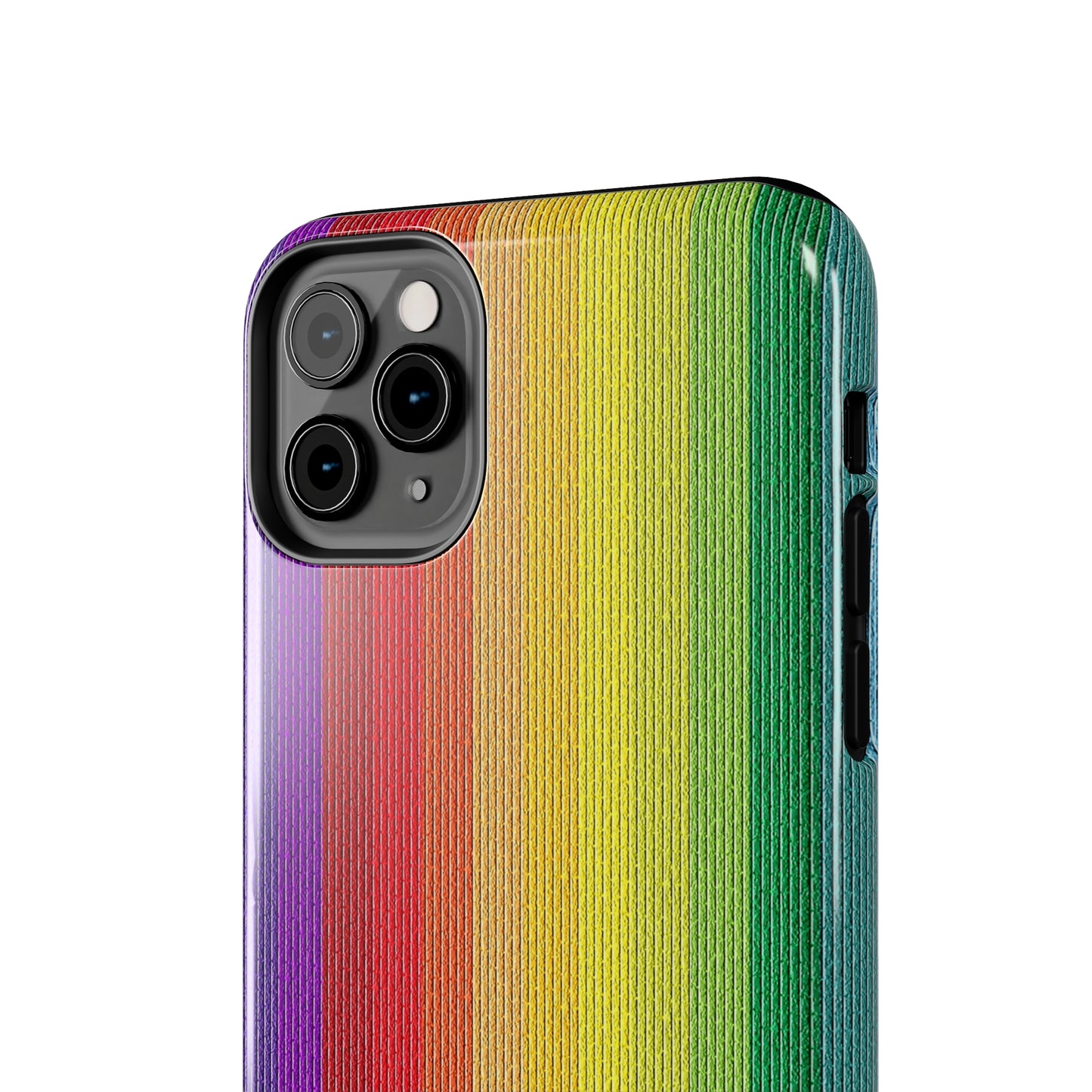 Rainbow Stripe Design Iphone Tough Phone Case