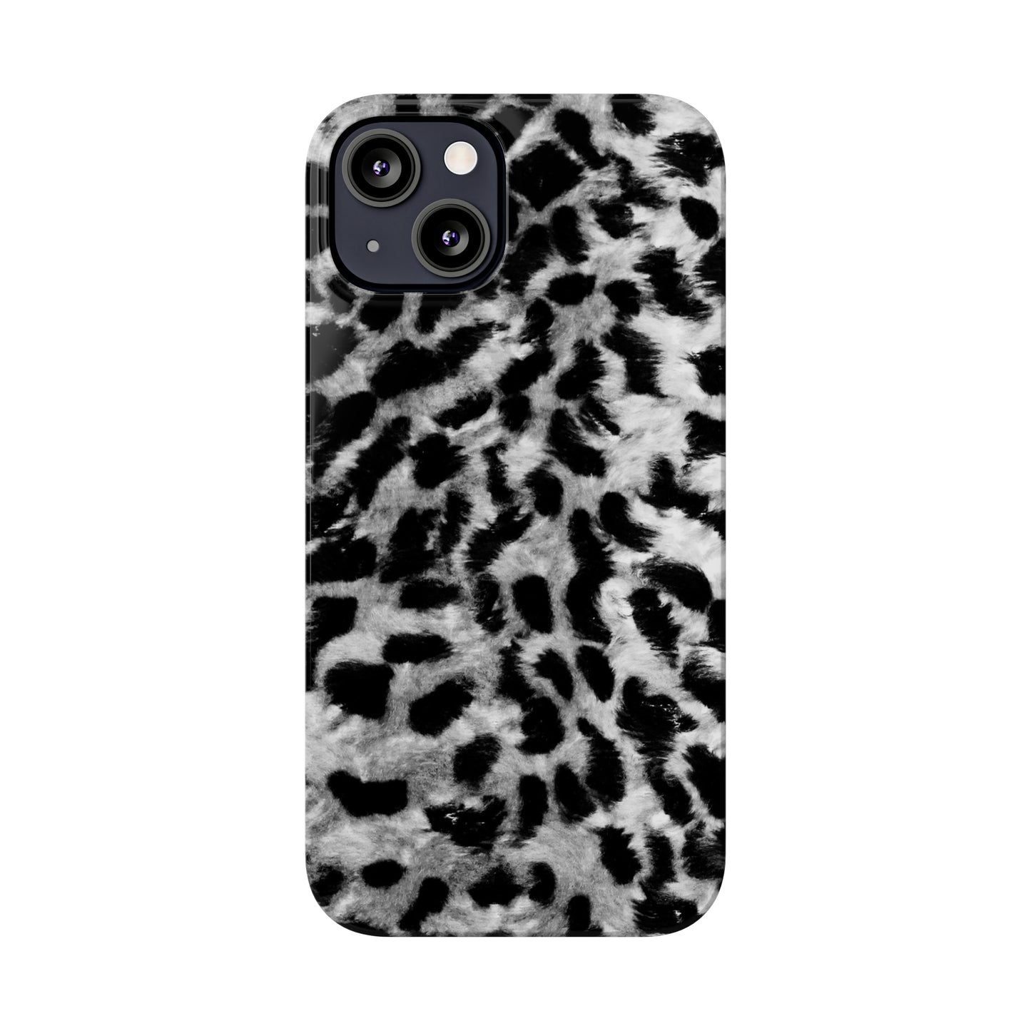 Leopard Fur Print Iphone 15-12 Slim Phone Case