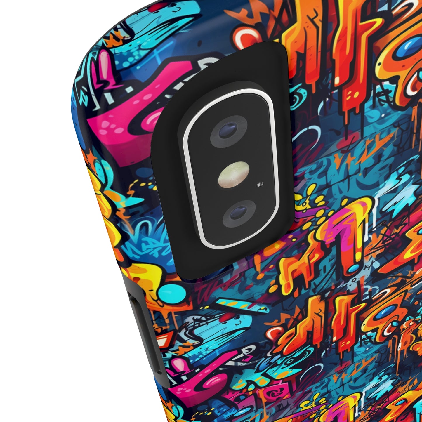 3D Abstract Graffiti Colorful Design Iphone Tough Phone Case