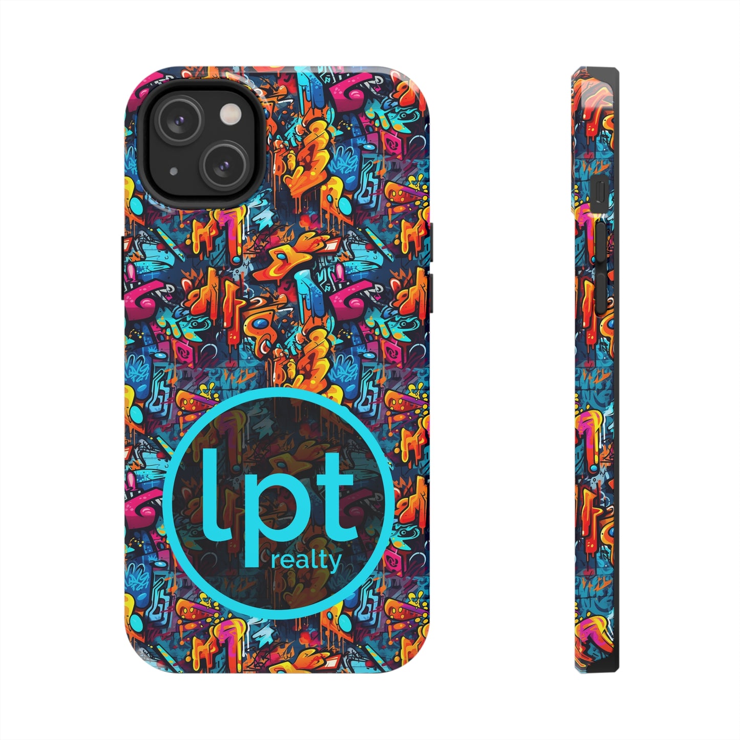 3D Abstract Graffiti Colorful Design Iphone Tough Phone Case