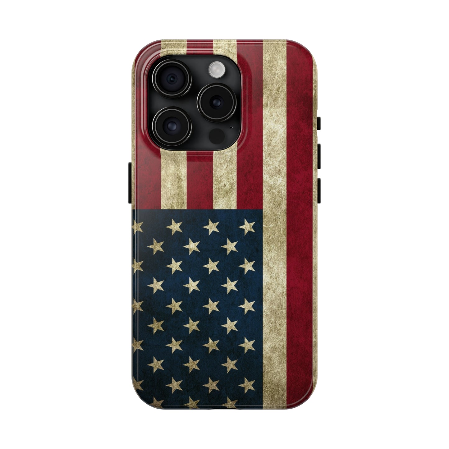 Rugged American Flag Iphone Tough Phone Case