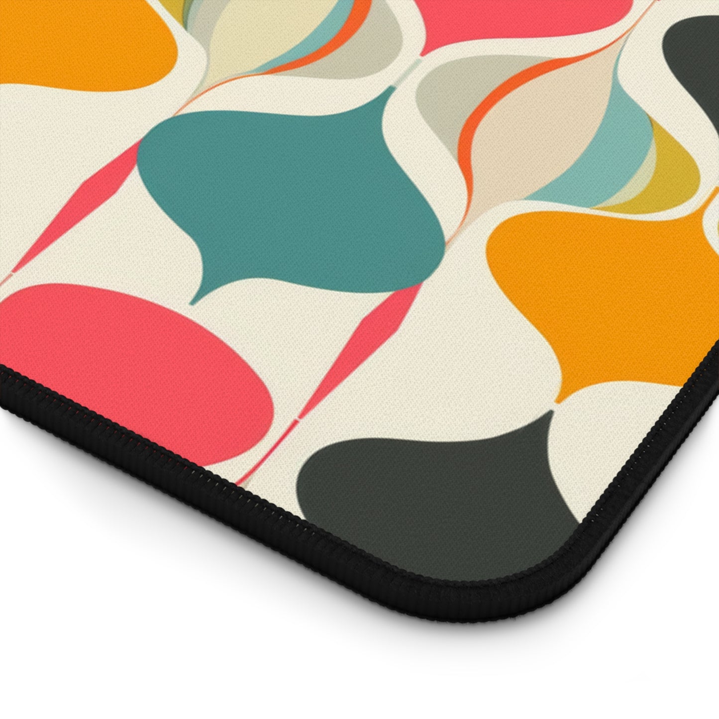 Retro Spring Vibes Mid-Century Modern Pattern in Vibrant Colors Gaming Mouse Pad  Desk Mat  - 3 Sizes