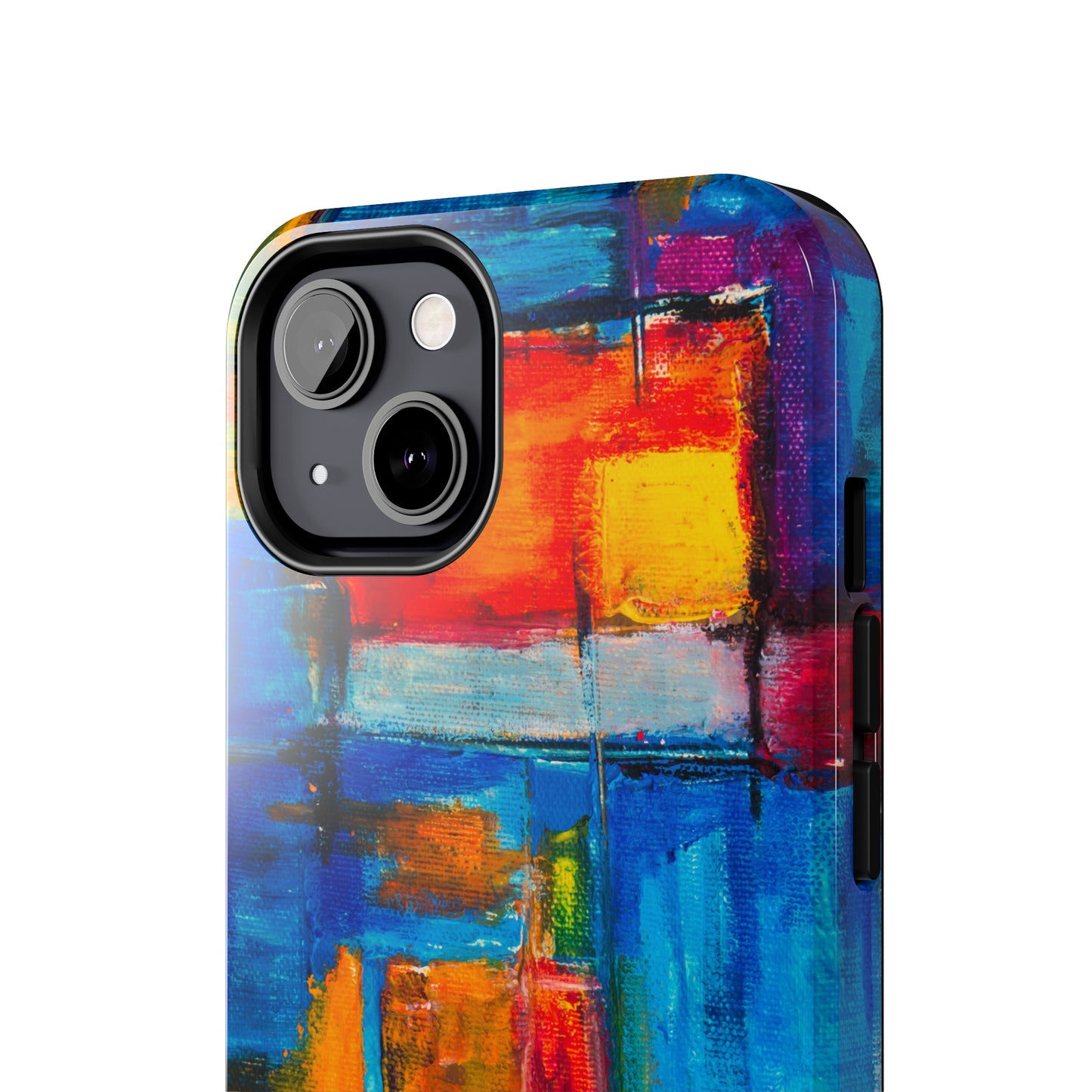 Rainbow Abstract Painting Iphone Tough Phone Case