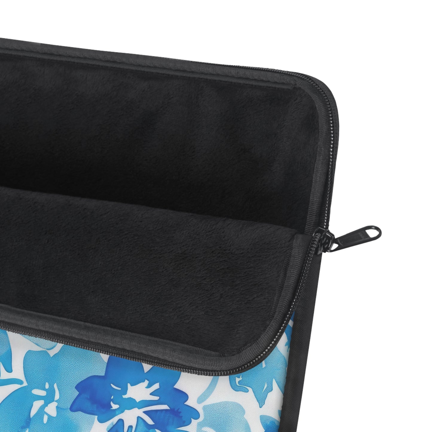 Tranquil Tropics: Soft Blue Tropical Flowers Laptop or Ipad Protective Sleeve 3 Sizes Available