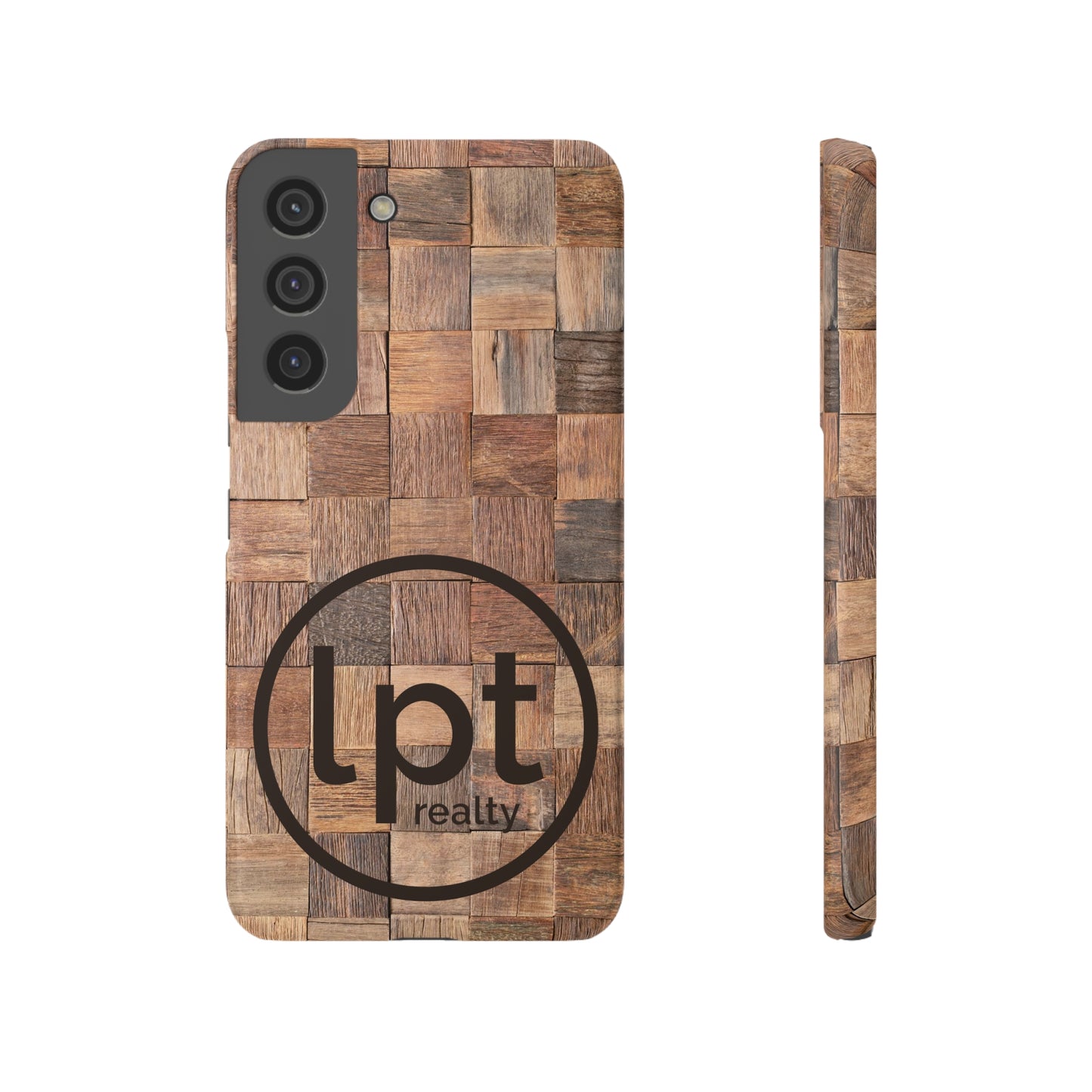 LPT Realty Logo -  Organic Elegance Natural Woven Wood Design Design Samsung Slim Cases