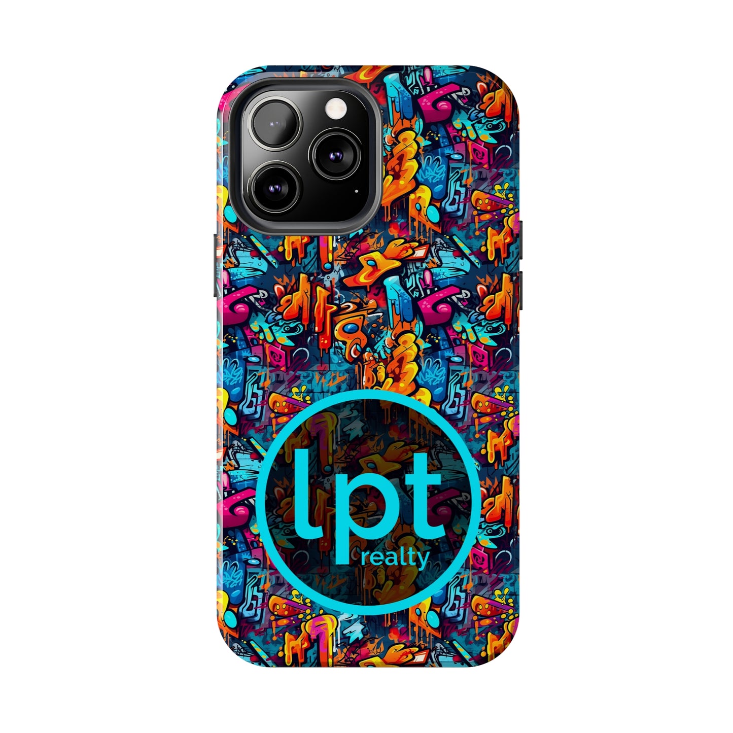 3D Abstract Graffiti Colorful Design Iphone Tough Phone Case