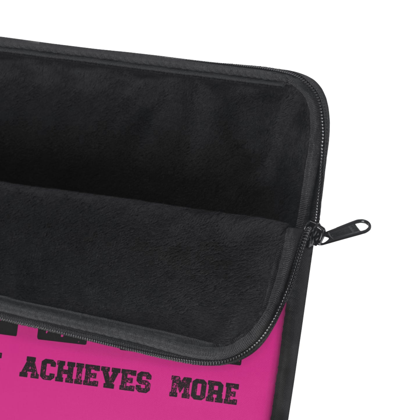 TEAM Together Everyone Achieves More Pink & Black Laptop or Ipad Protective Sleeve 3 Sizes