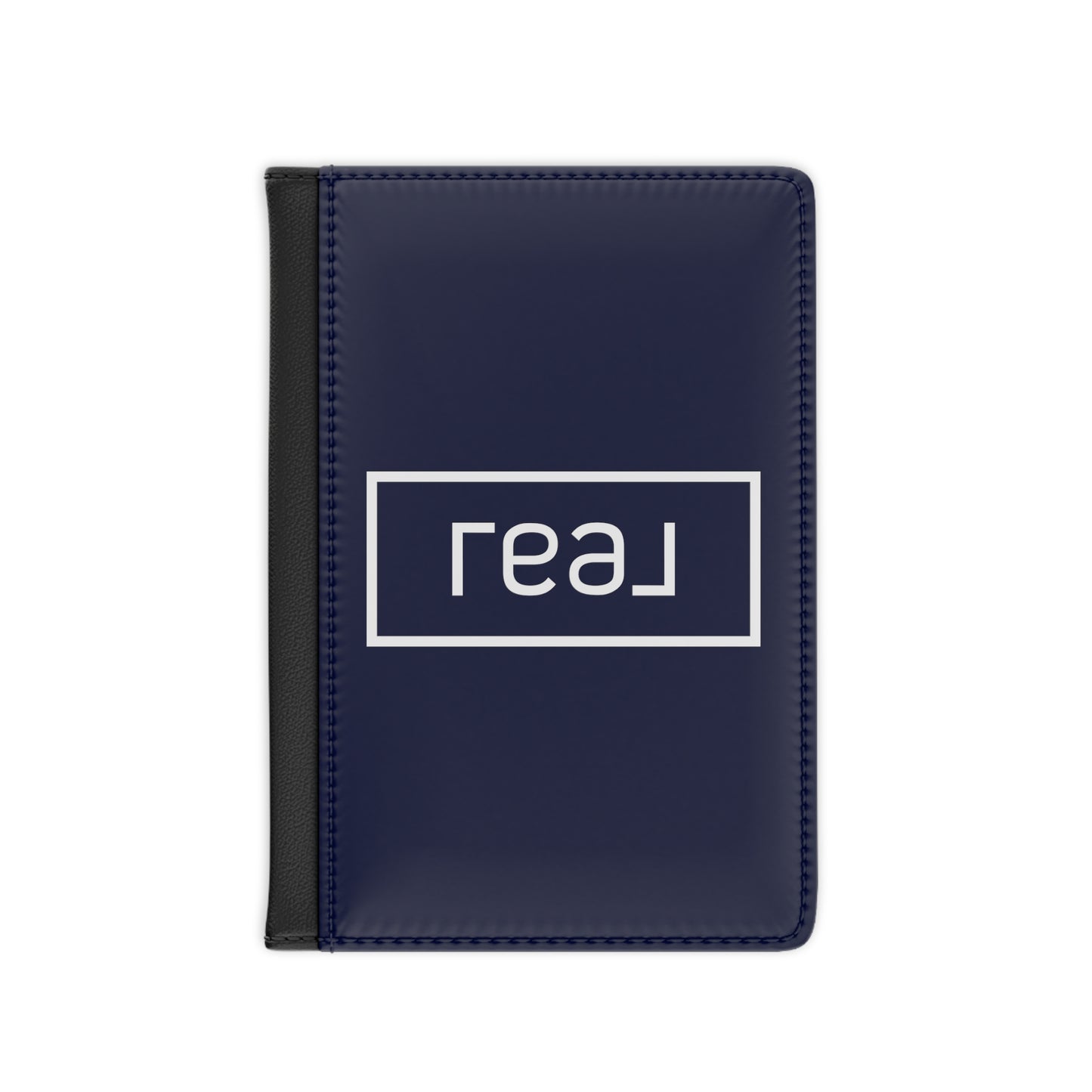 Real Logo - Passport Cover Faux Leather RFID Blocking