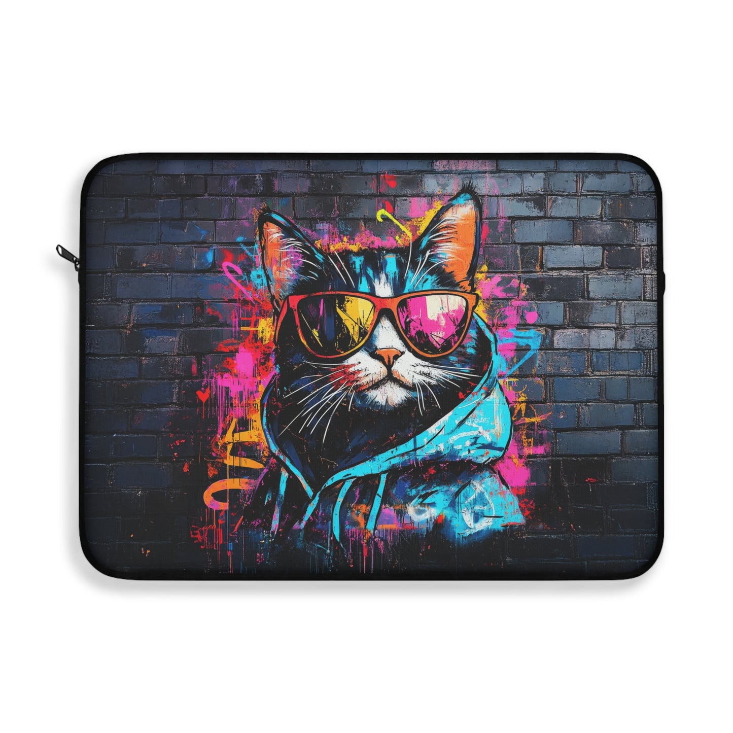 Urban Cool Cat Laptop or Ipad Protective Sleeve 3 Sizes Available