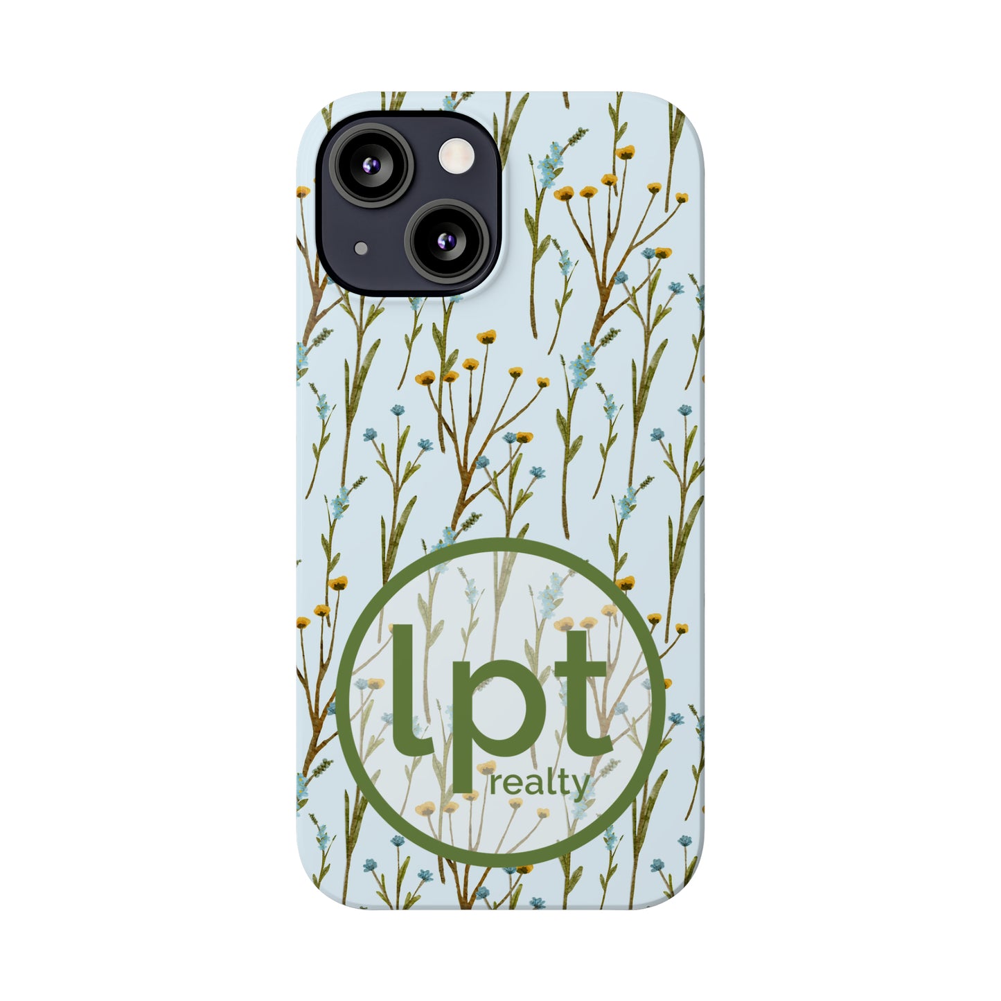 LPT Realty Logo -  Wildflowers Design Iphone 15-12 Slim Phone Case