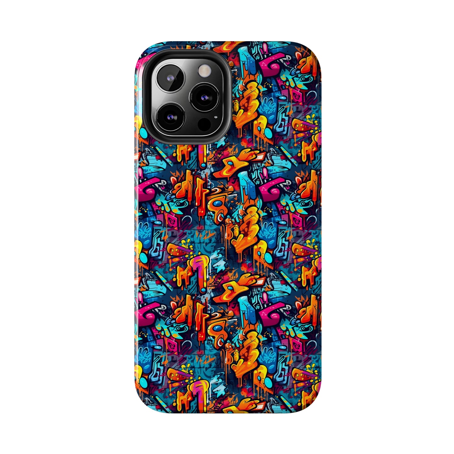 3D Abstract Graffiti Colorful Design Iphone Tough Phone Case