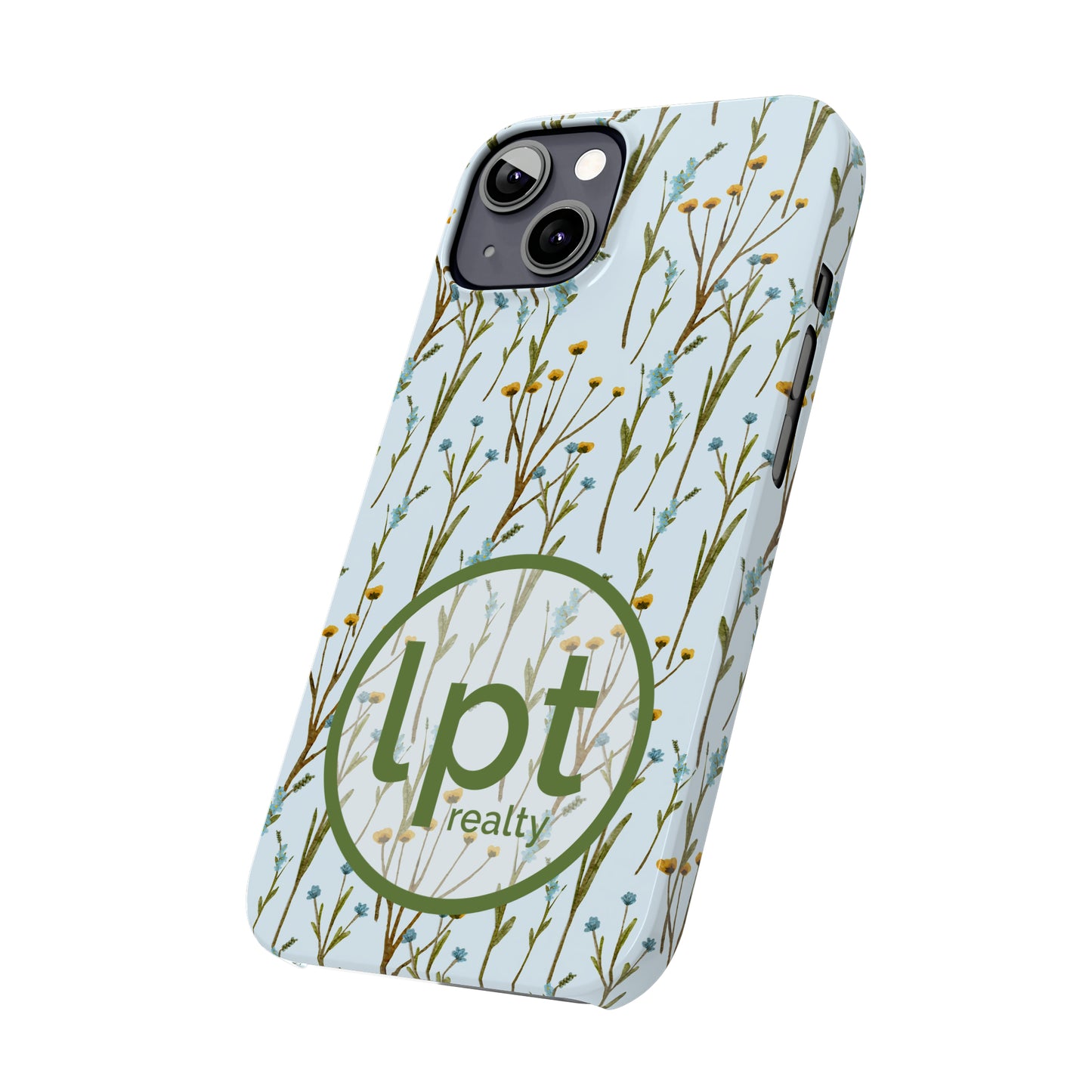 LPT Realty Logo -  Wildflowers Design Iphone 15-12 Slim Phone Case