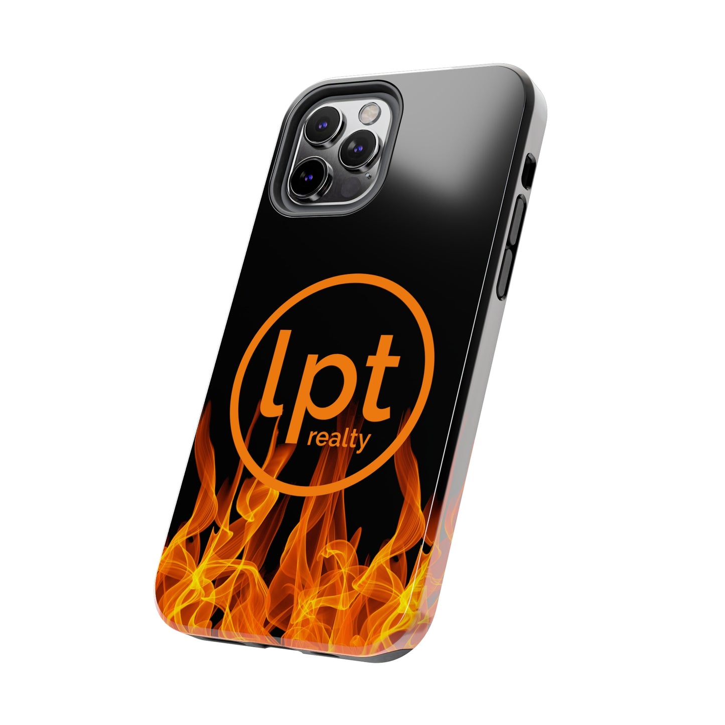 LPT Realty Logo -  Flames of Fire Iphone Tough Phone Case