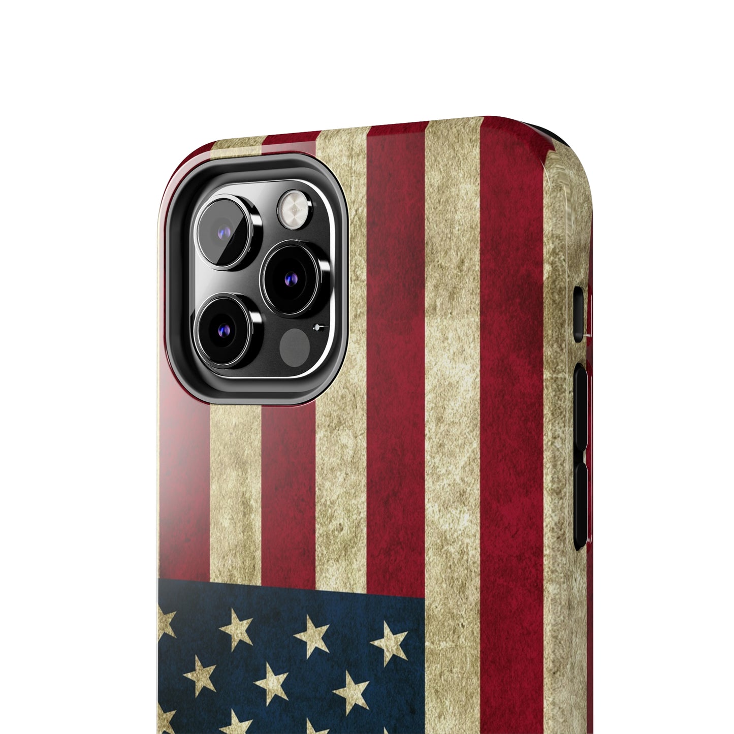 Rugged American Flag Iphone Tough Phone Case