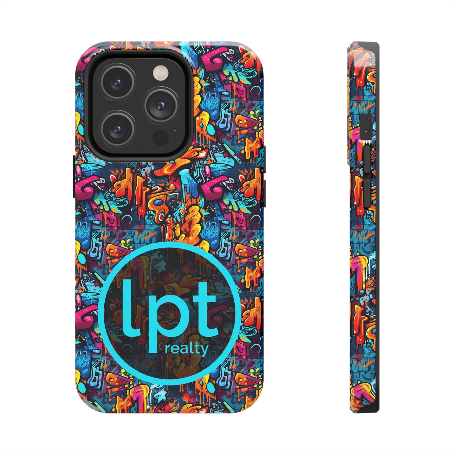 3D Abstract Graffiti Colorful Design Iphone Tough Phone Case