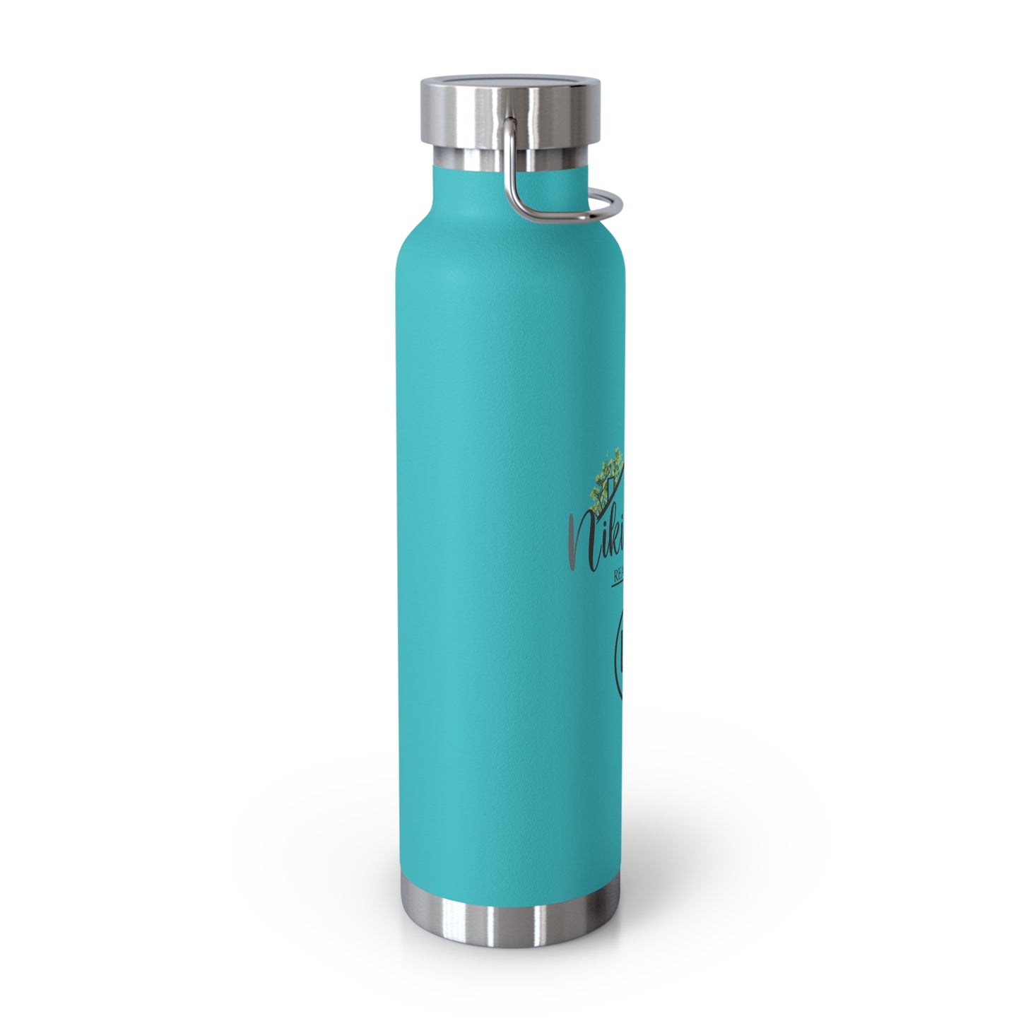 Niki Carter Black Logo & LPT - 22 oz Copper Vacuum Insulated Bottle Multiple Colors