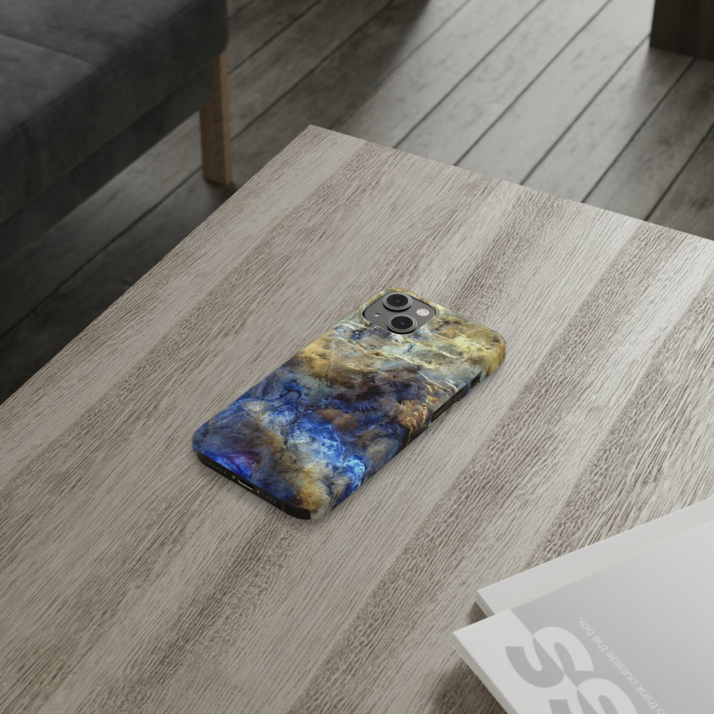 Ocean and Beach Abstract Iphone 15-12 Slim Phone Case