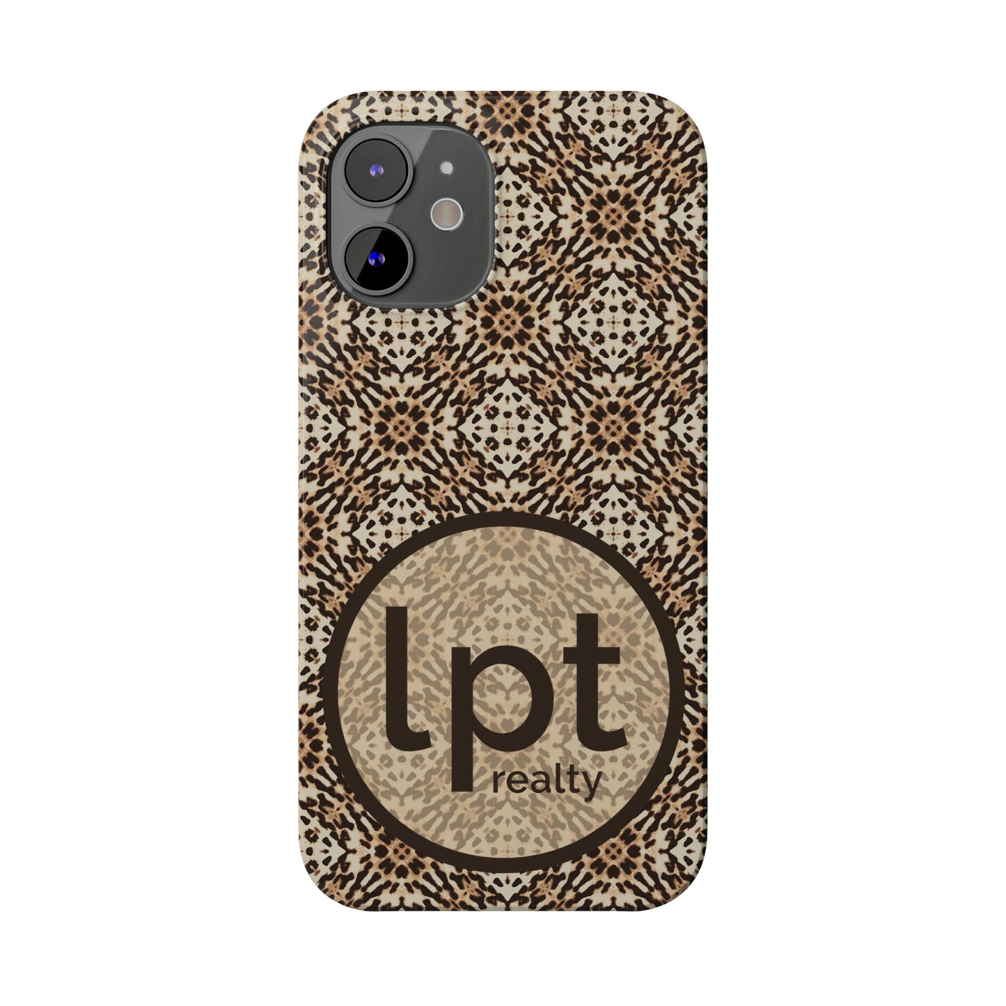 LPT Realty Logo -  Abstract Leopard Print Iphone 15-12 Slim Phone Case