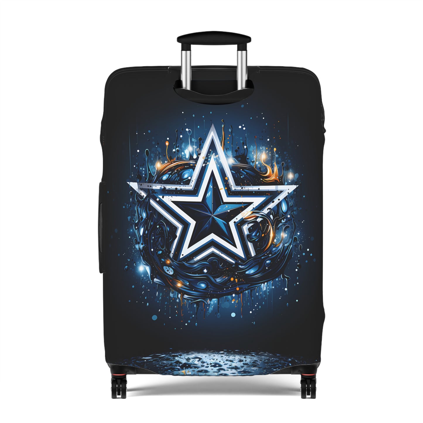 Dallas Cowboys Themed Design with Large Star  - Luggage Protector and Cover 3 Sizes