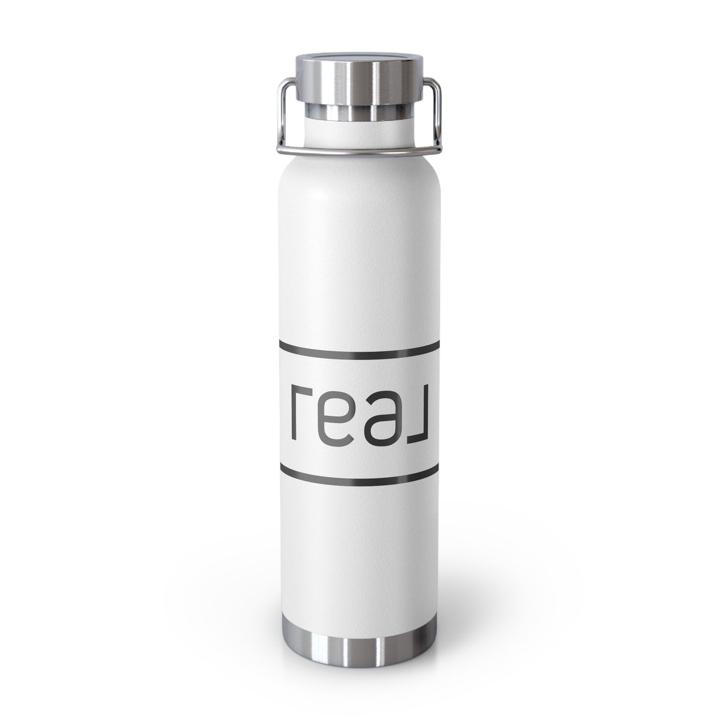 Real Broker Outlined Logo  - 22 oz Copper Vacuum Insulated Bottle Multiple Colors