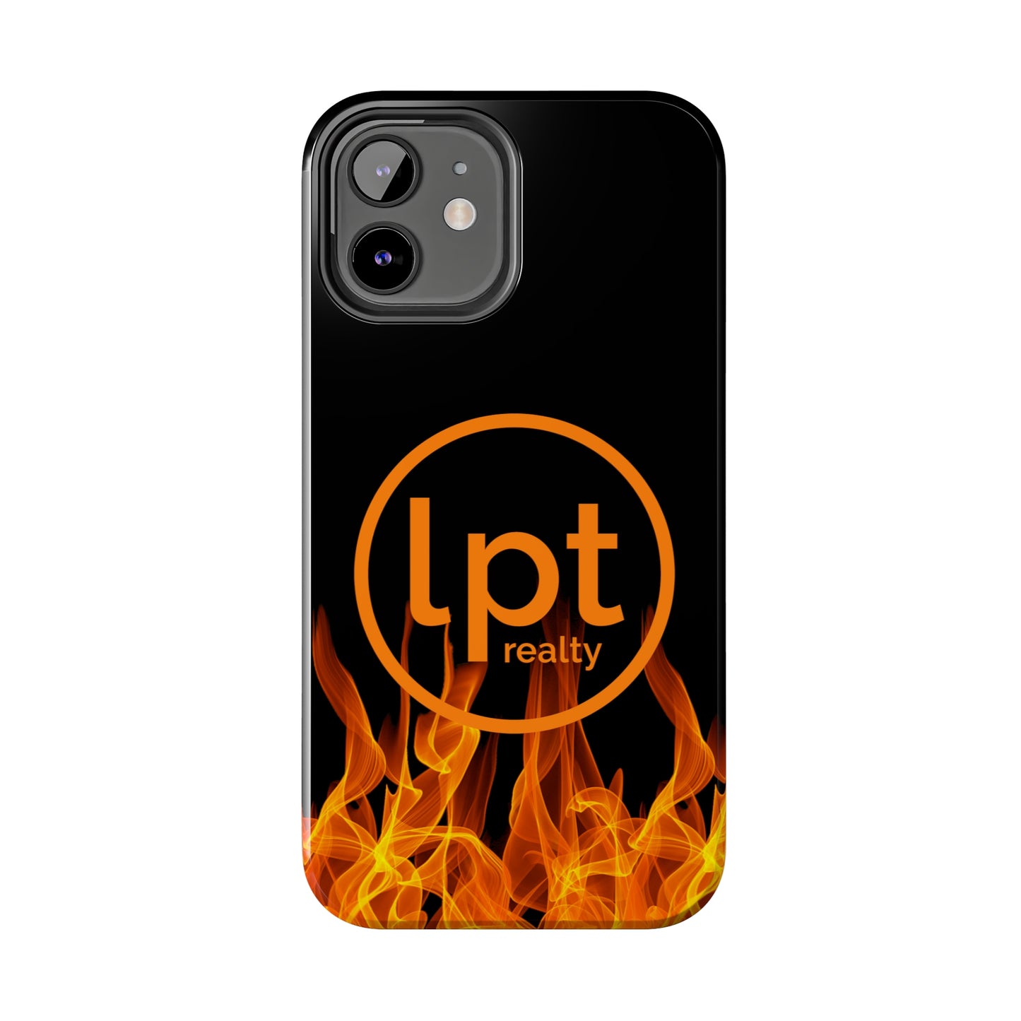 LPT Realty Logo -  Flames of Fire Iphone Tough Phone Case