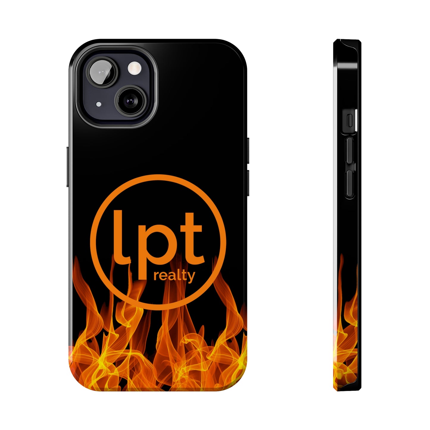 LPT Realty Logo -  Flames of Fire Iphone Tough Phone Case