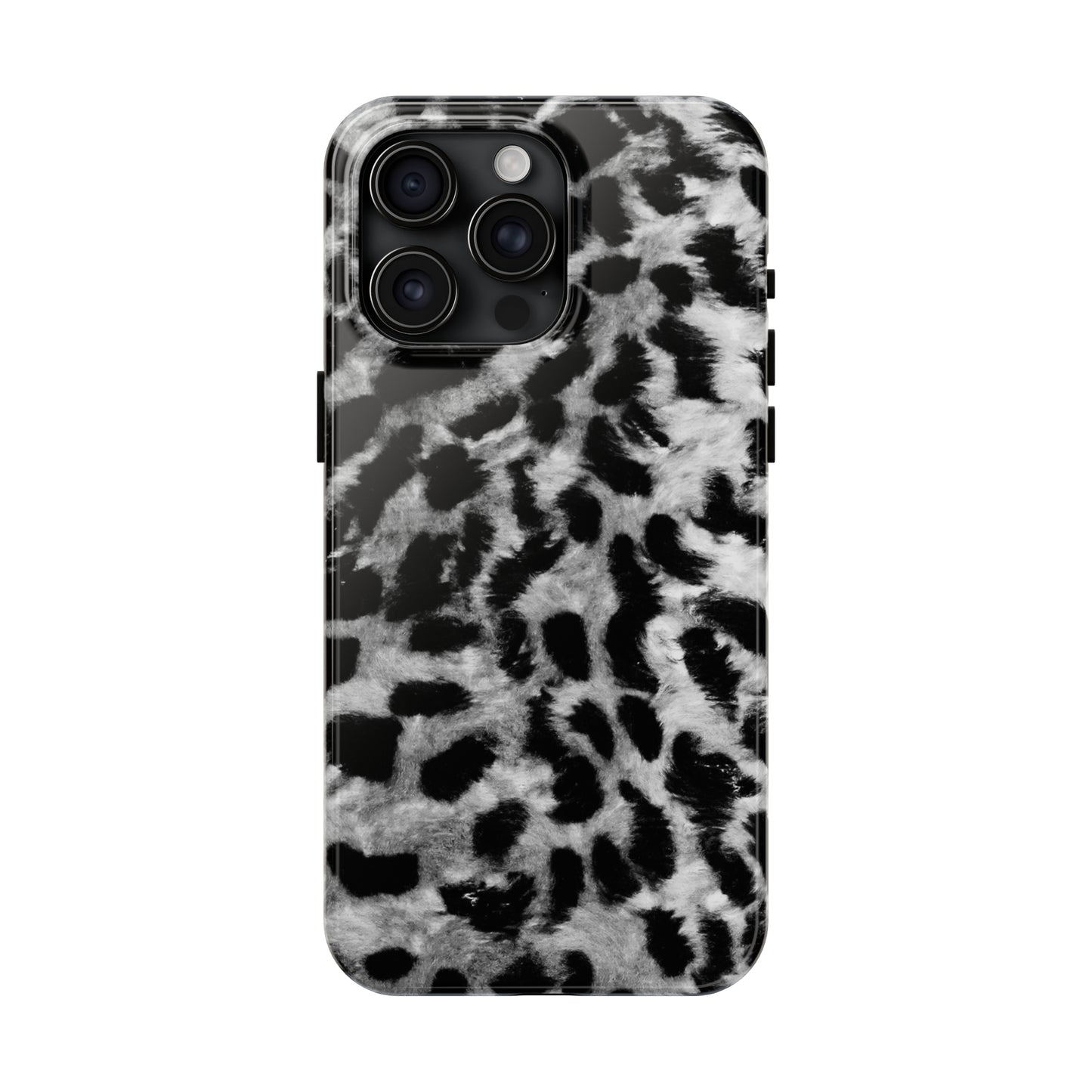 Leopard Fur Print Iphone Tough Phone Case