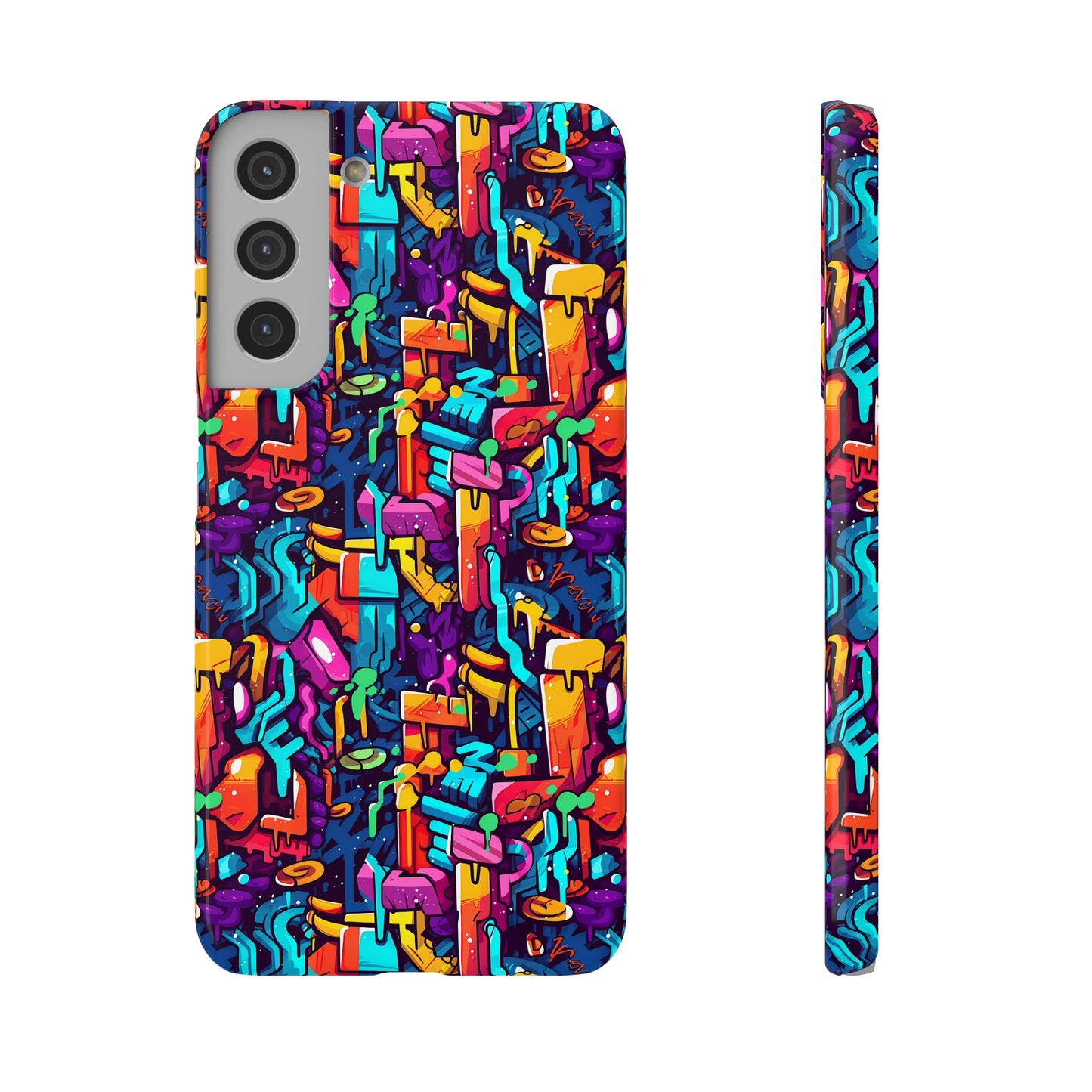 3D Abstract Colorful Street Graffiti Art Design Samsung Slim Cases