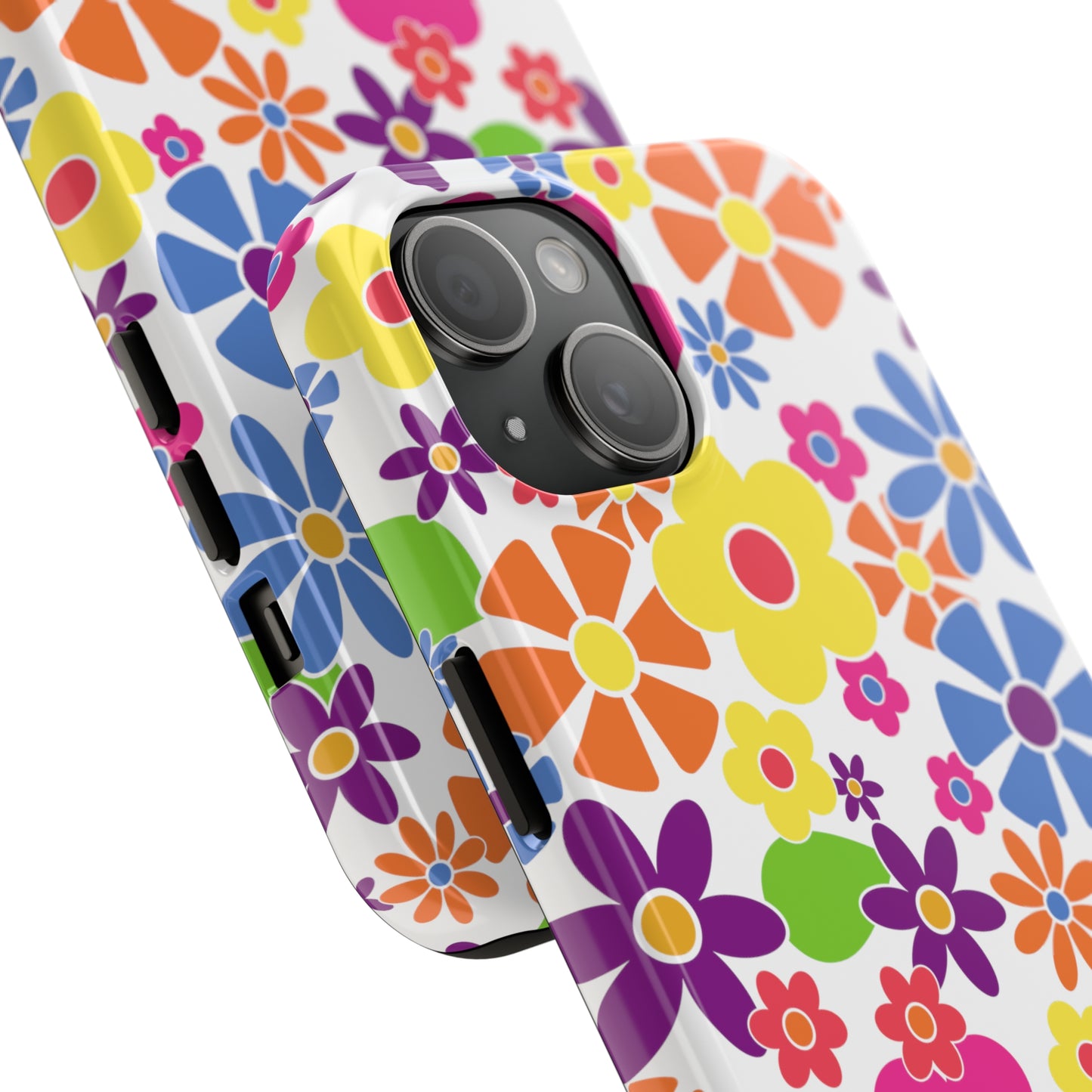 Flower Power Design Iphone Tough Phone Case