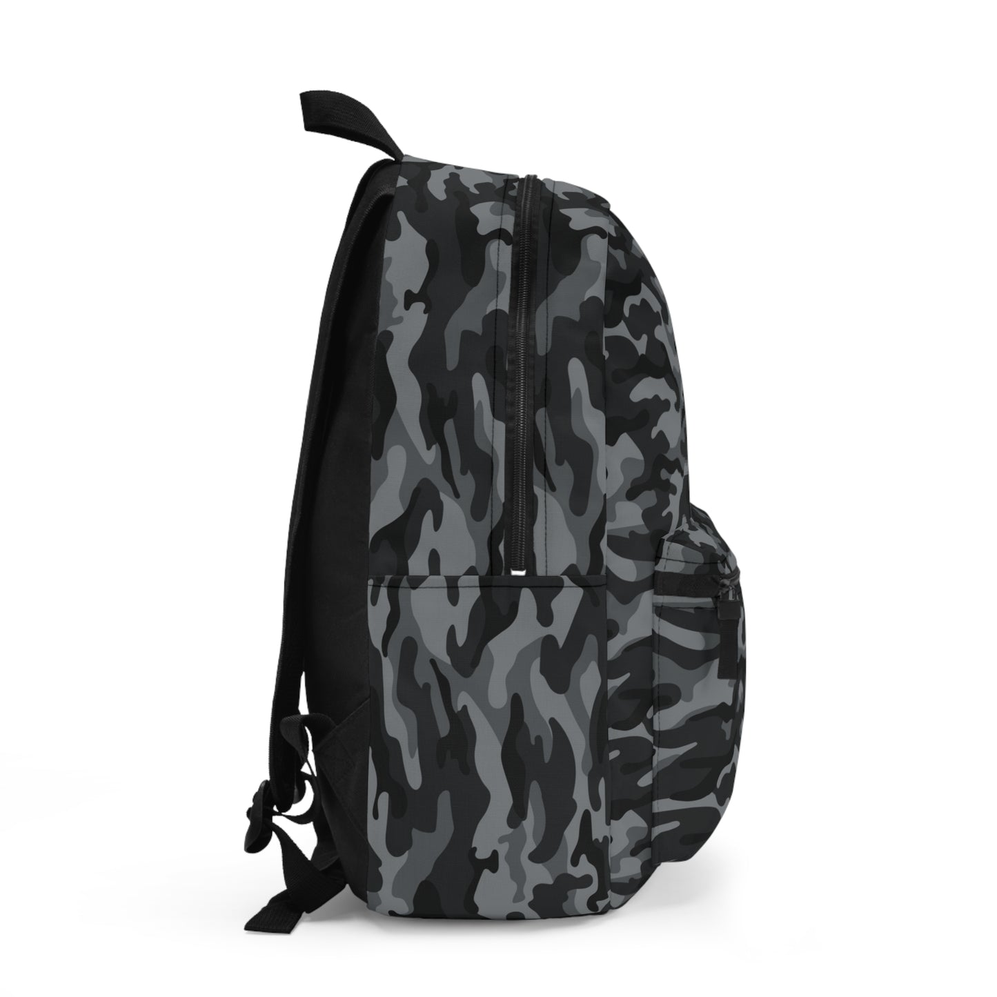 Black & Grey Camouflage Lightweight Backpack