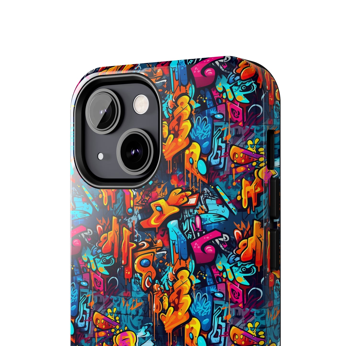 3D Abstract Graffiti Colorful Design Iphone Tough Phone Case