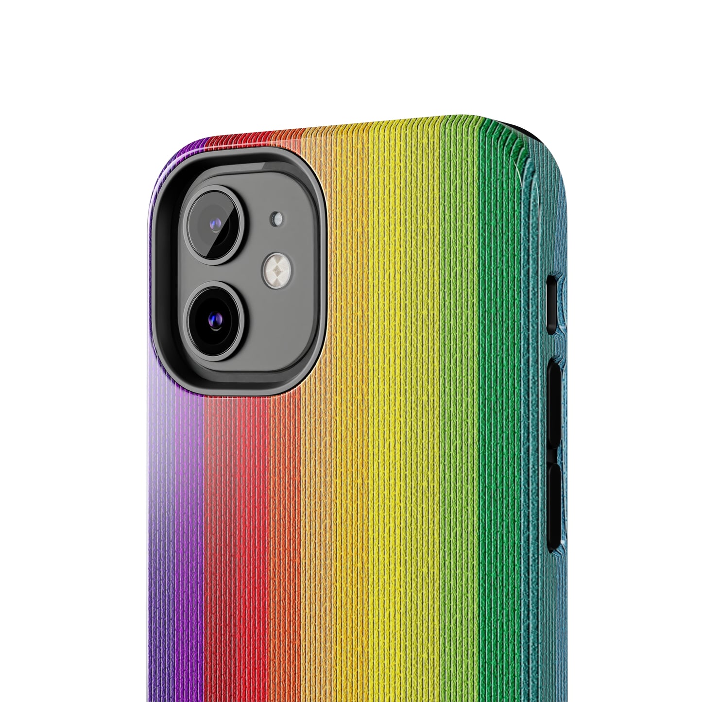 Rainbow Stripe Design Iphone Tough Phone Case