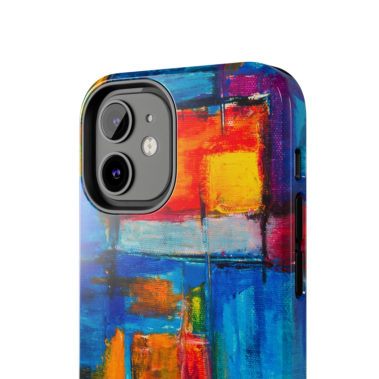 Rainbow Abstract Painting Iphone Tough Phone Case