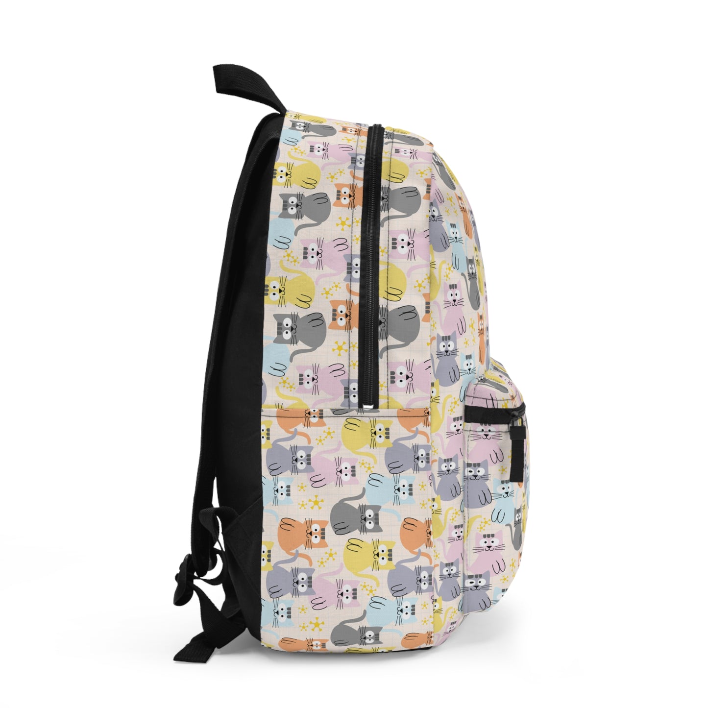 Adorable Cartoon Kitties: Pastel-Colored and Overflowing with Cuteness Lightweight Backpack