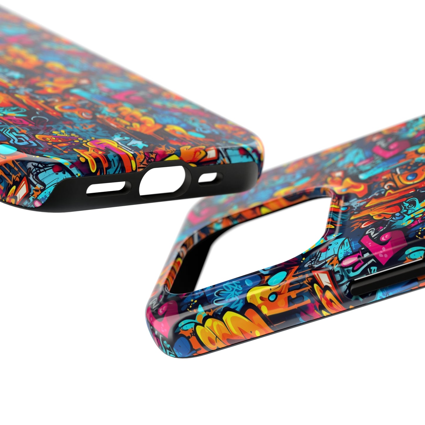 3D Abstract Graffiti Colorful Design Iphone Tough Phone Case