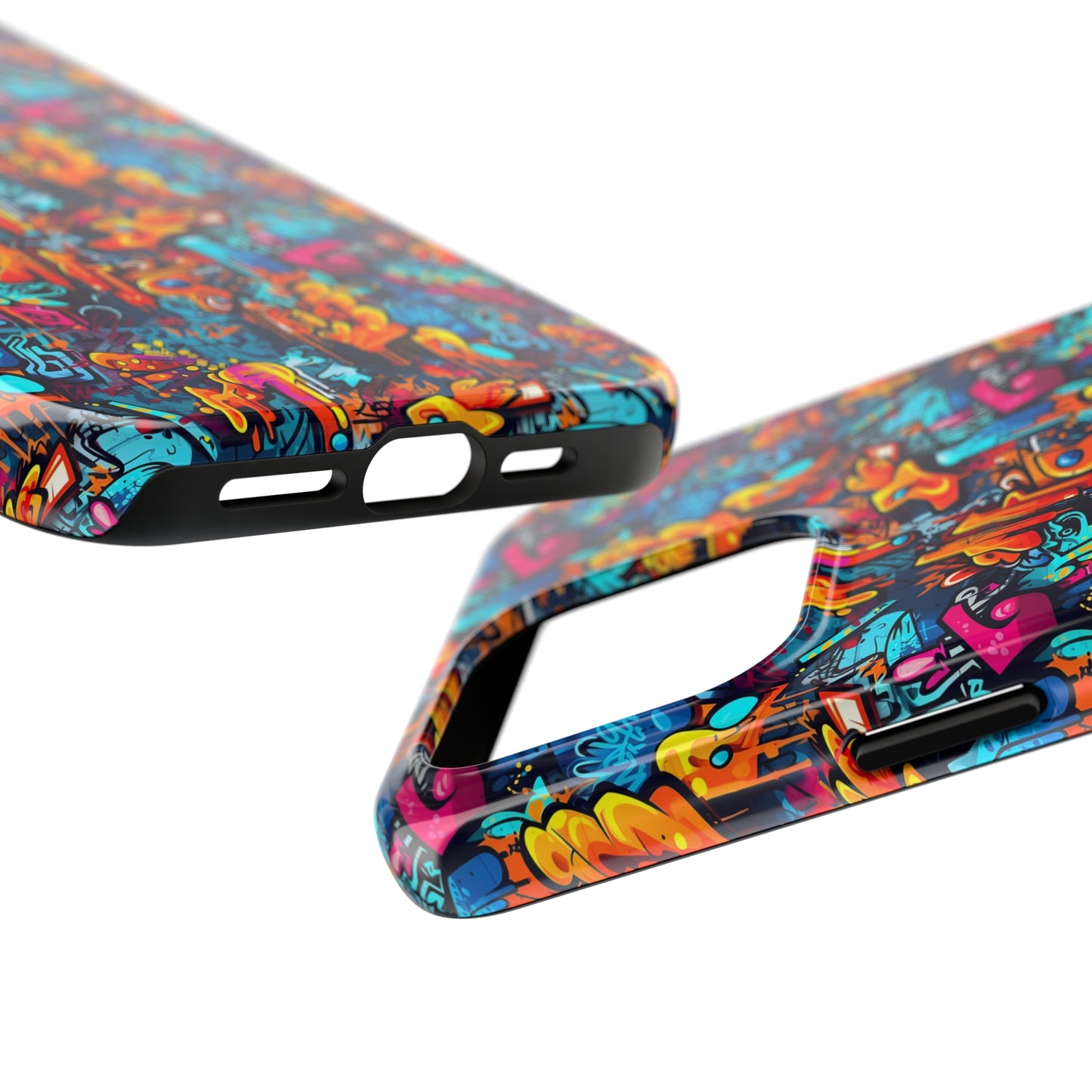 3D Abstract Graffiti Colorful Design Iphone Tough Phone Case