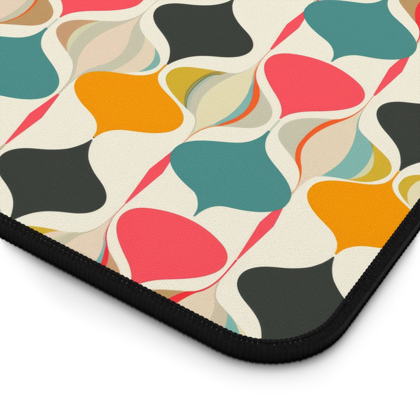 Retro Spring Vibes Mid-Century Modern Pattern in Vibrant Colors Gaming Mouse Pad  Desk Mat  - 3 Sizes