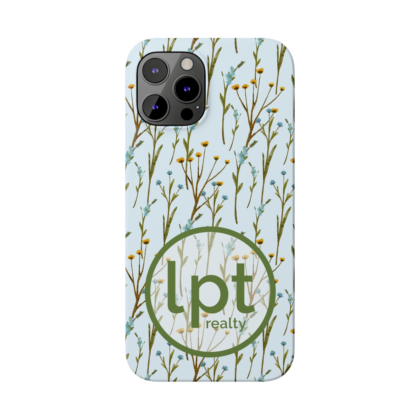 LPT Realty Logo -  Wildflowers Design Iphone 15-12 Slim Phone Case