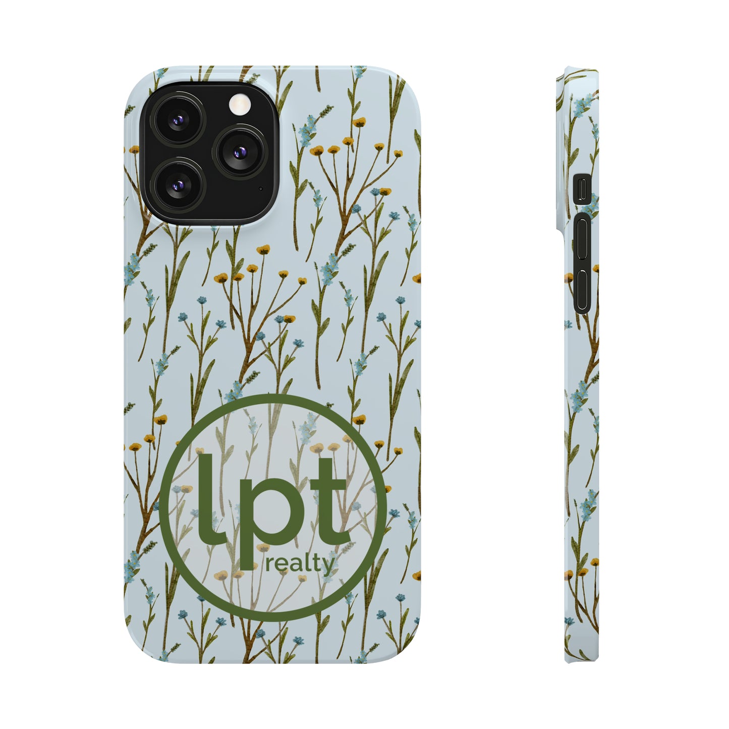 LPT Realty Logo -  Wildflowers Design Iphone 15-12 Slim Phone Case