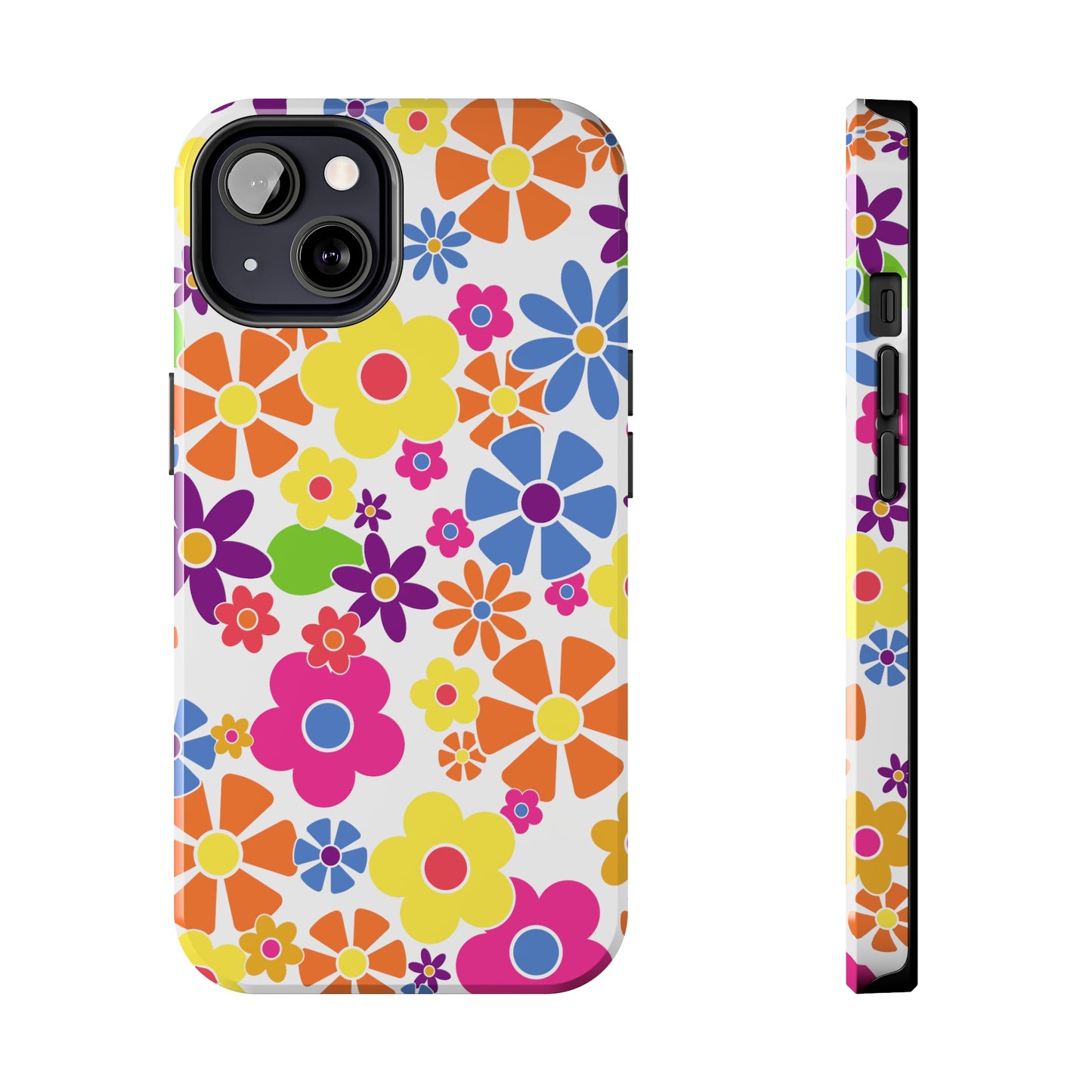 Flower Power Design Iphone Tough Phone Case