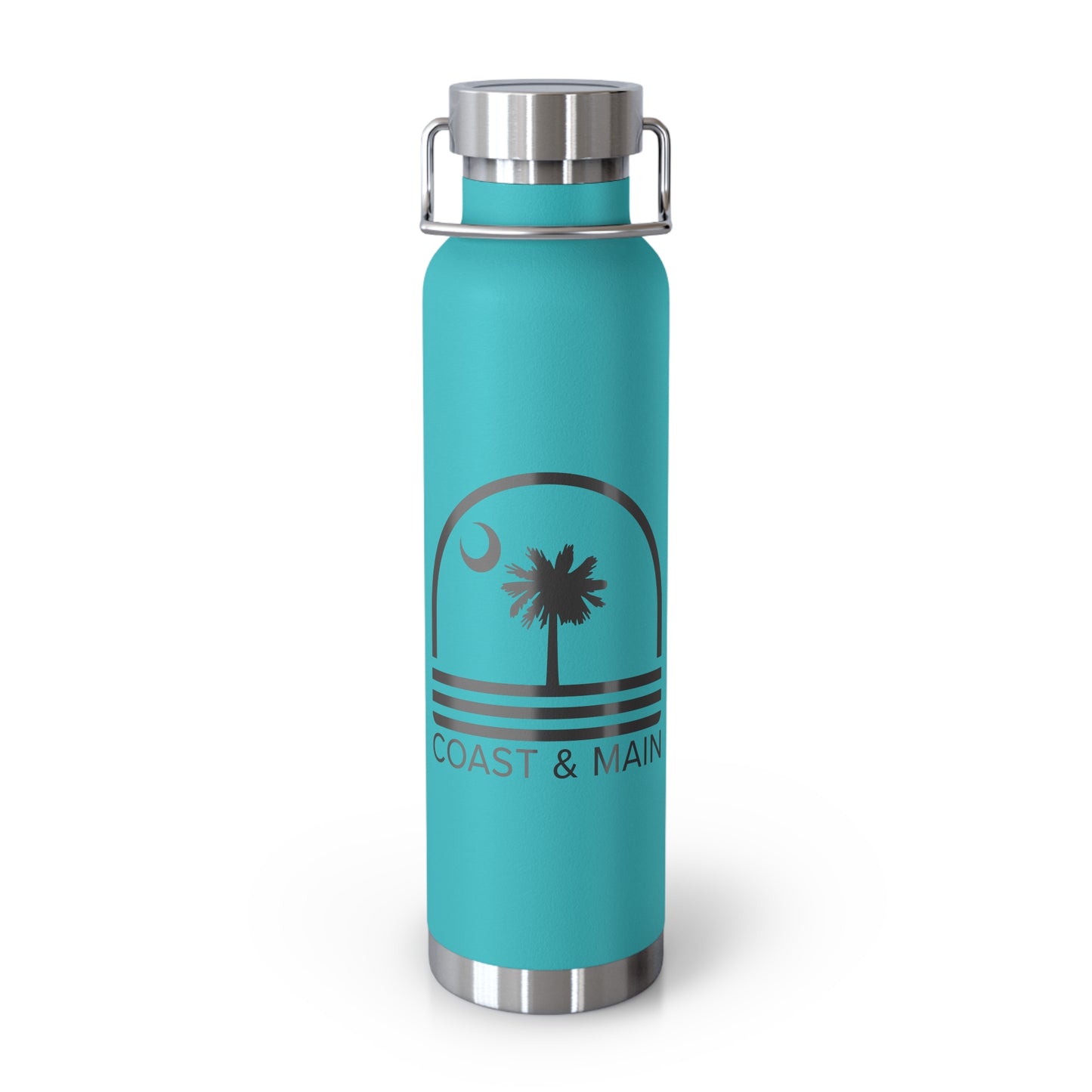 Coast & Main Logo - 22 oz Copper Vacuum Insulated Bottle Multiple Colors