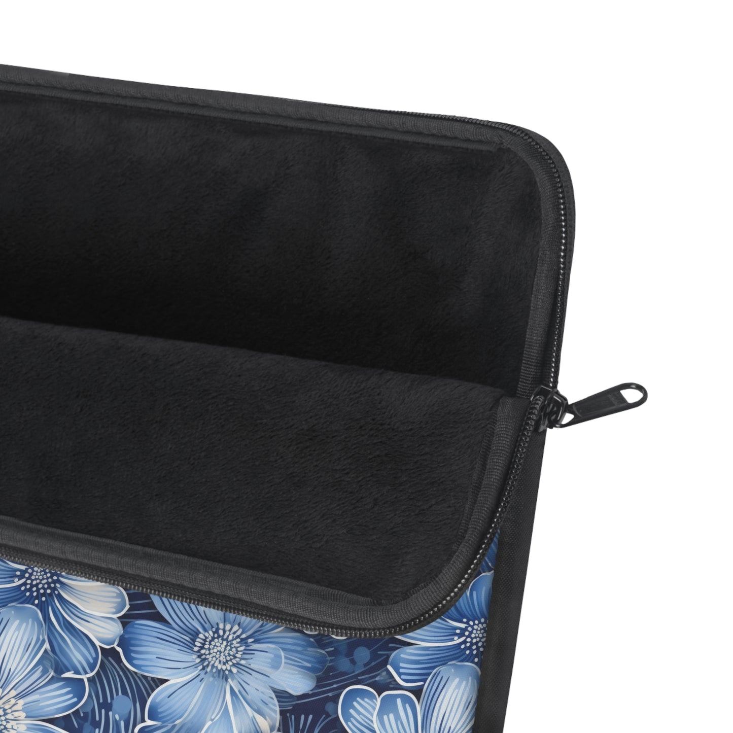 Watercolor Blossom in Blue and White Laptop or Ipad Protective Sleeve 3 Sizes Available