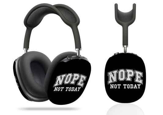 Nope Not Today Funny Sarcastic Saying AirPod Max Case Protective Covers