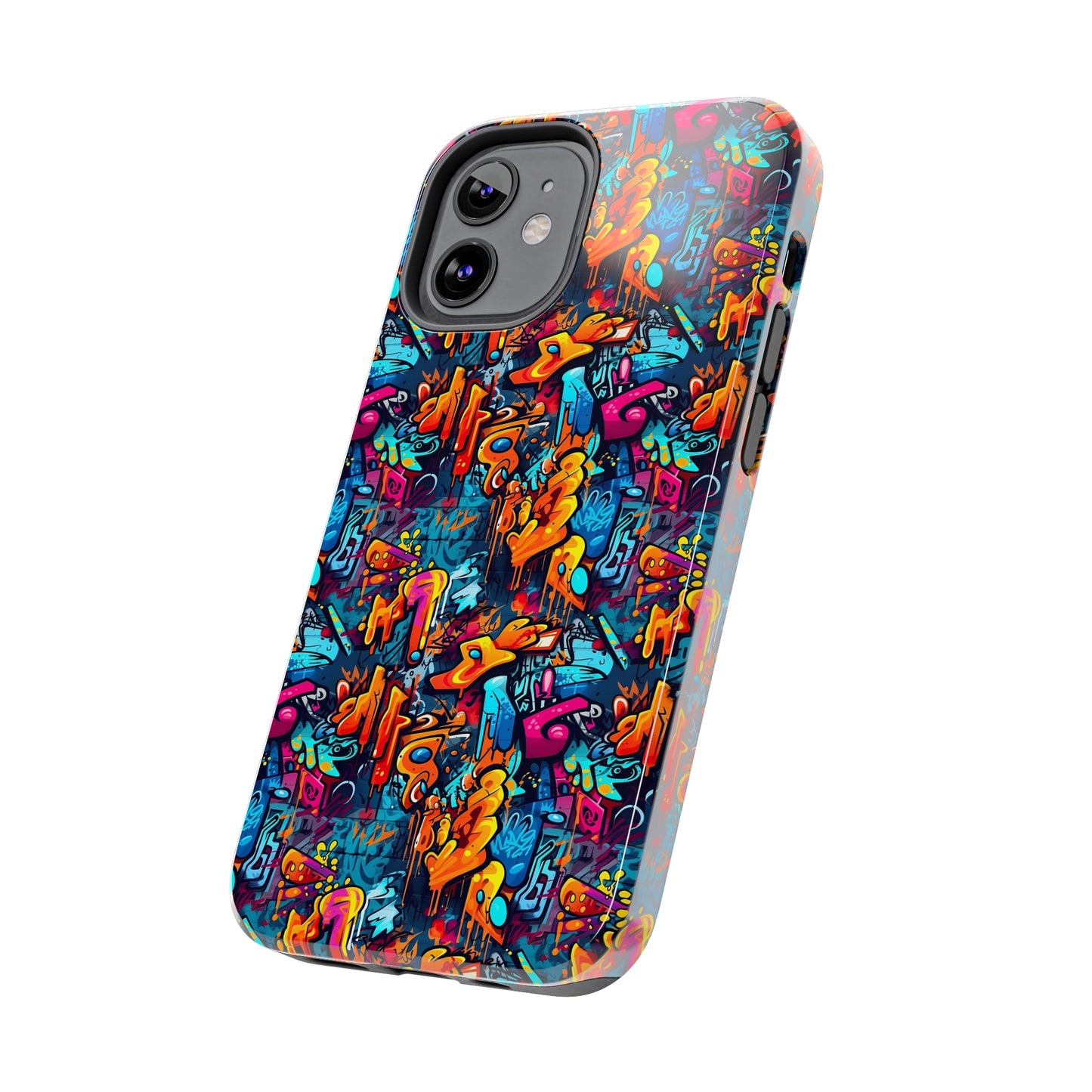 3D Abstract Graffiti Colorful Design Iphone Tough Phone Case