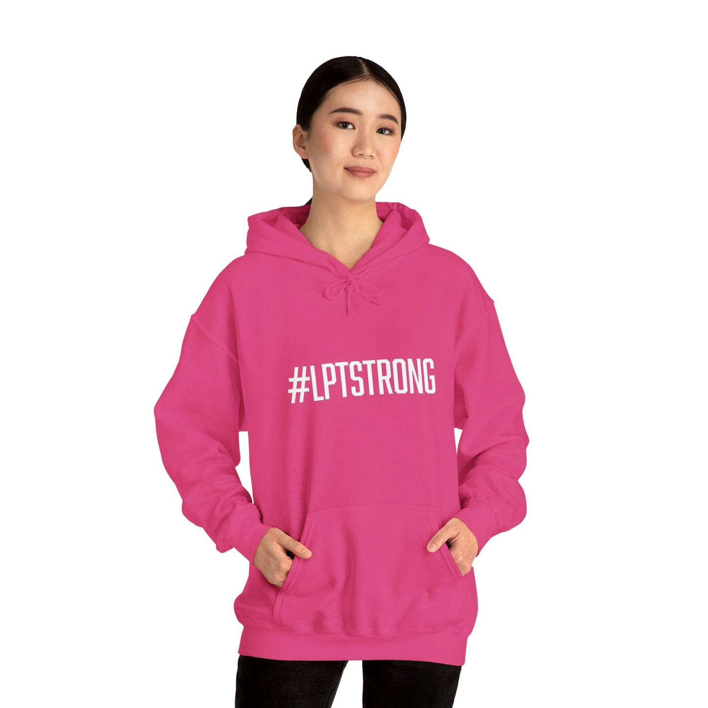 #LPTSTRONG White Lettering - Unisex Hooded Sweatshirt S-5XL - 9 Colors