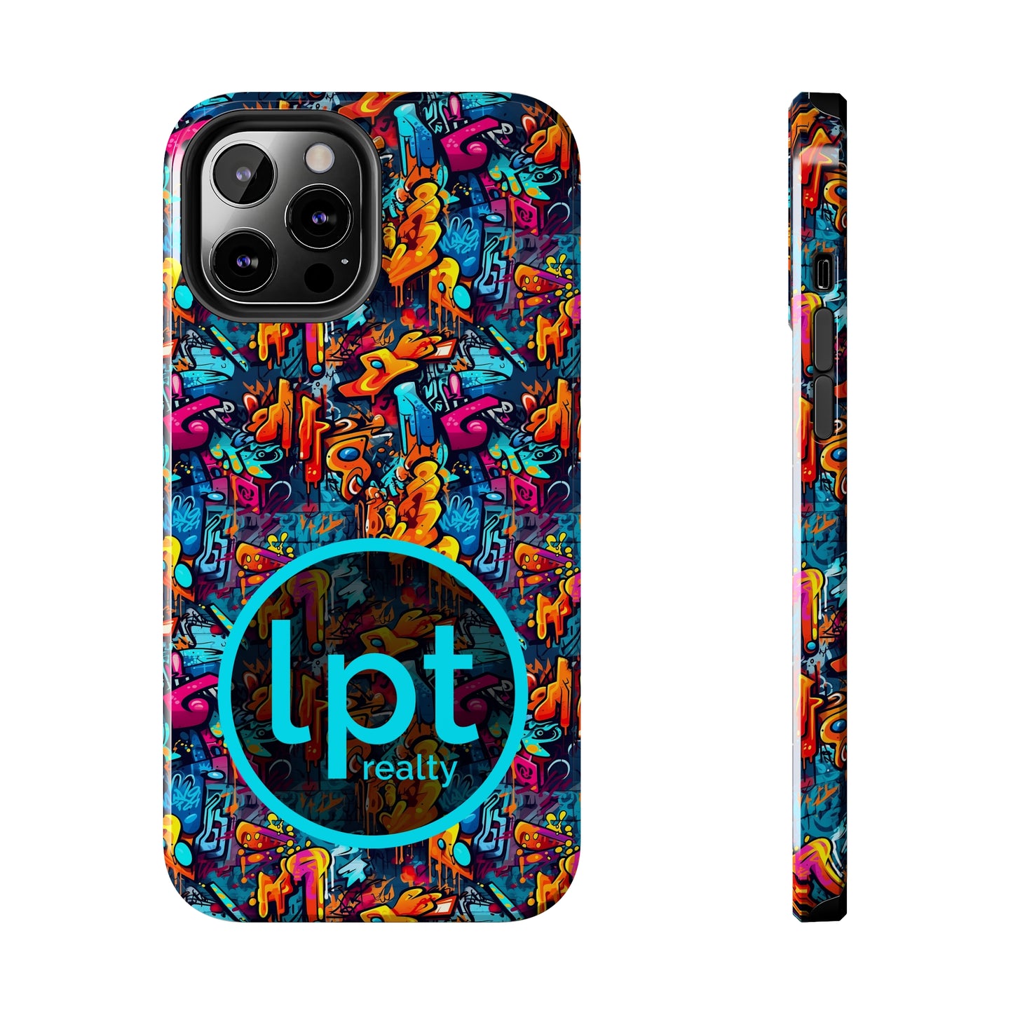 3D Abstract Graffiti Colorful Design Iphone Tough Phone Case