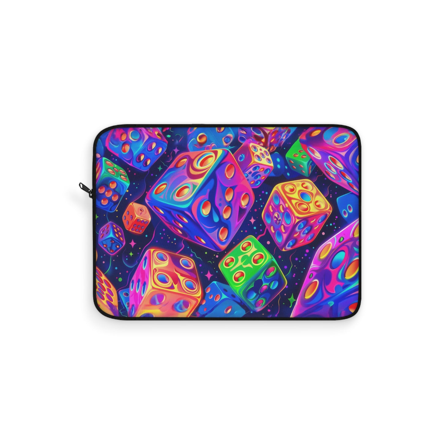 Neon Dice Dreamscape Art Laptop or Ipad Protective Sleeve 3 Sizes Available